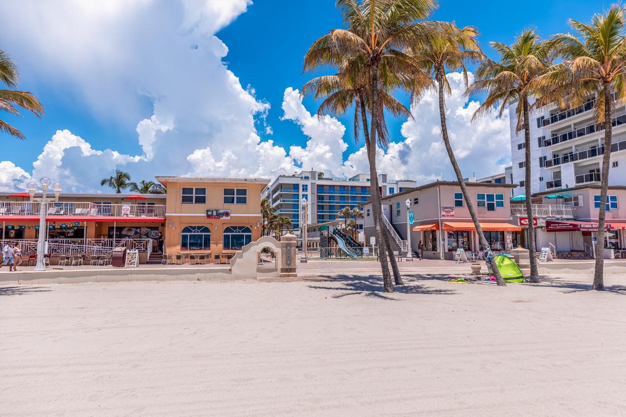 Stylish Private Beach Condo In Hollywood Fl, 3Min Walk To Hollywood Beach Dış mekan fotoğraf